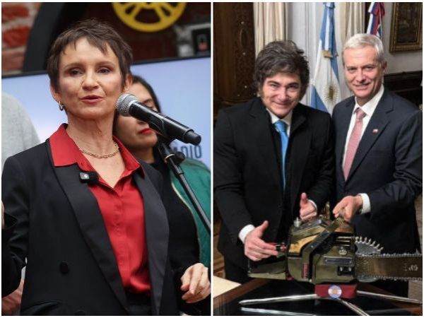 Carolina Tohpa por foto de Kast y Milei