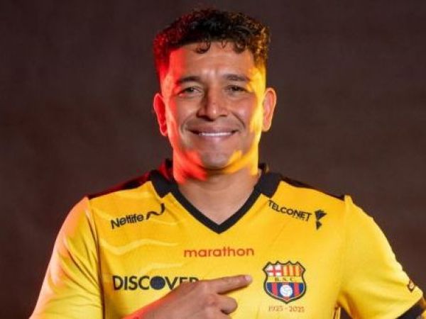 Mario Pineida, jugador del Barcelona de Guayaquil