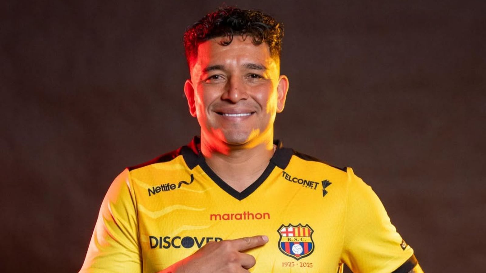 Mario Pineida, jugador del Barcelona de Guayaquil