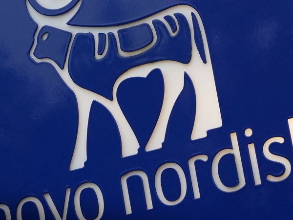 Logo de Novo Nordisk.
