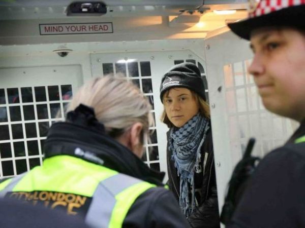 Greta Thunberg arrestada en Londres