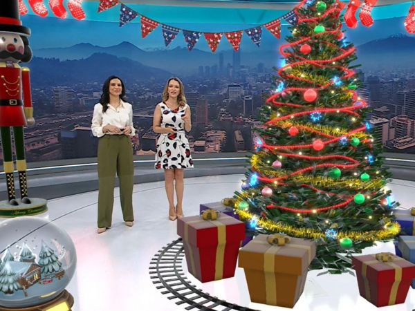 Carla Zunino y Valentina Reyes en 24 Horas Tu Mañana.