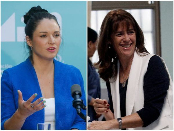 Irina Karamanos y María Pia Adriasola