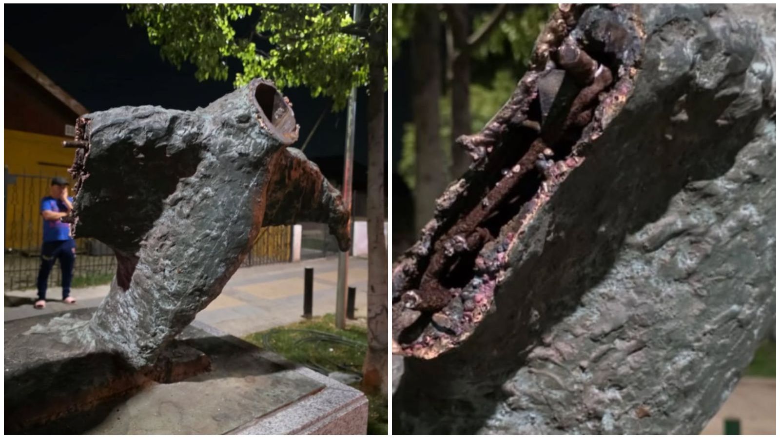 Destruyen memorial de víctimas de la dictadura en San Joaquín