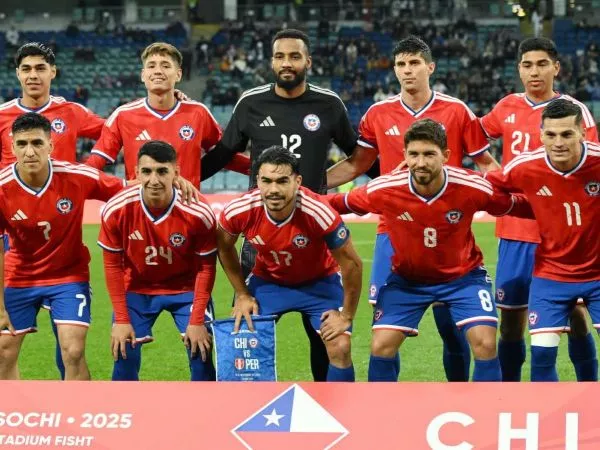 Selección Chilena previo a disputar un amistoso en Rusia