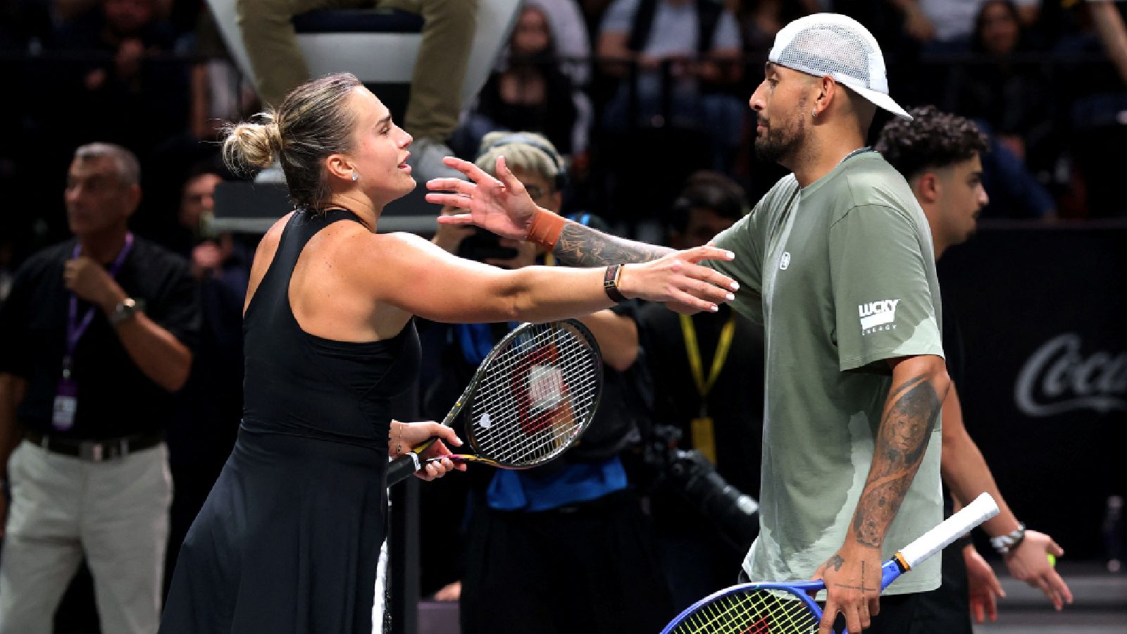 Aryna Sabalenka y Nick Kyrgios