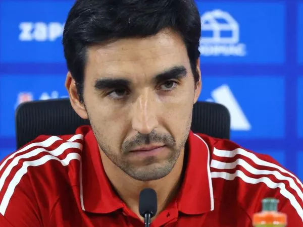 Francisco Meneghini en su presentación como DT de la Universidad de Chile