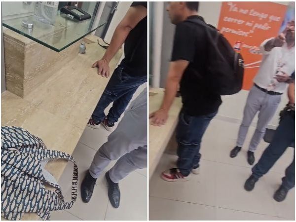 Mujer denuncia que banco no quiso cambiarle monedas