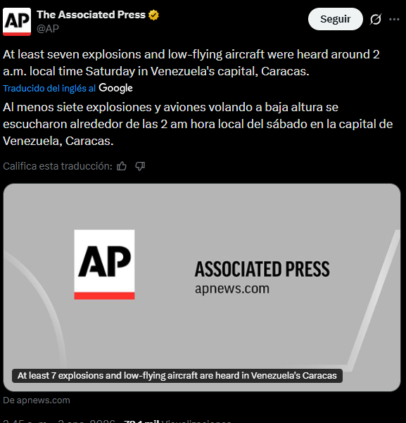 Publicación de Associated Press