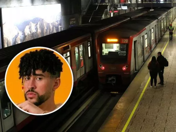Metro de Santiago y Bad Bunny