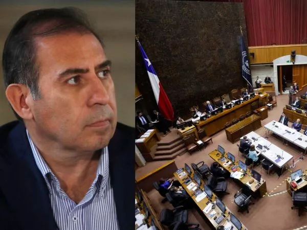 Sergio Gahona y Sala del Senado