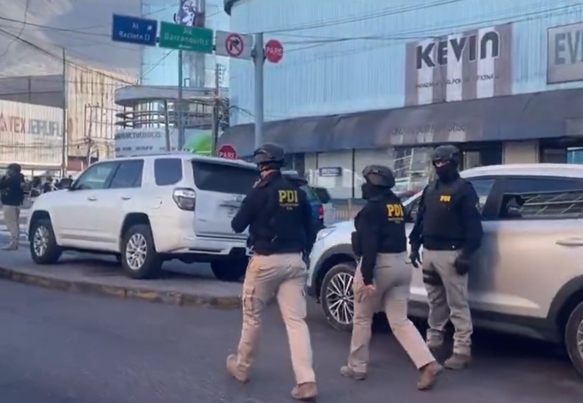 PDI en la Zofri de Iquique