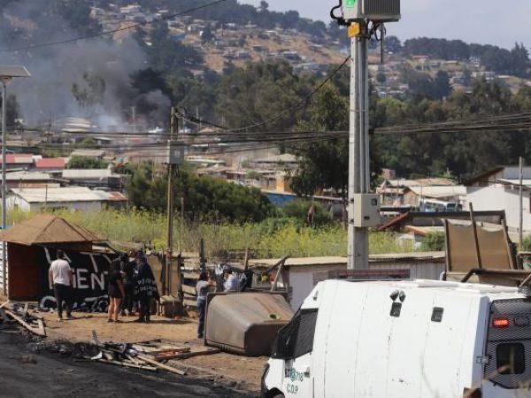 Incidentes en desalojo de megatoma de San Antonio