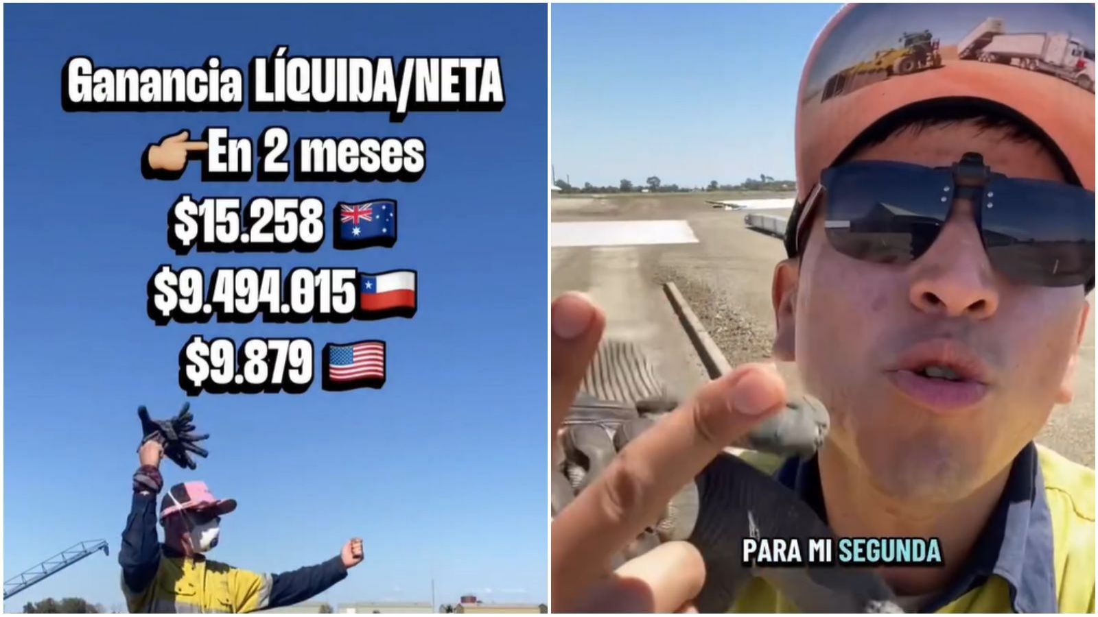 Chileno ganó 10 millones en dos meses en Australia