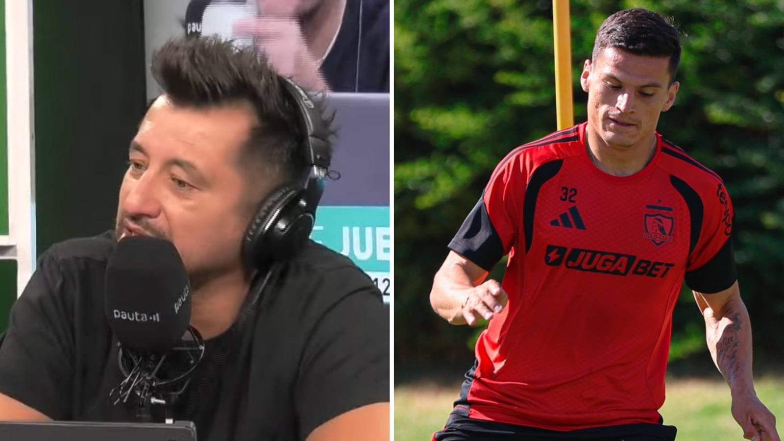 Nicolás Peric y Lucas Cepeda