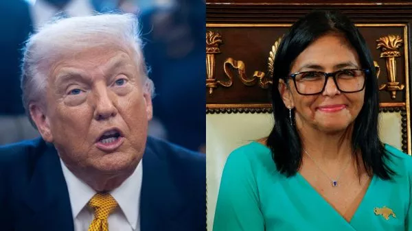 Trump mantiene una llamada con Delcy Rodríguez