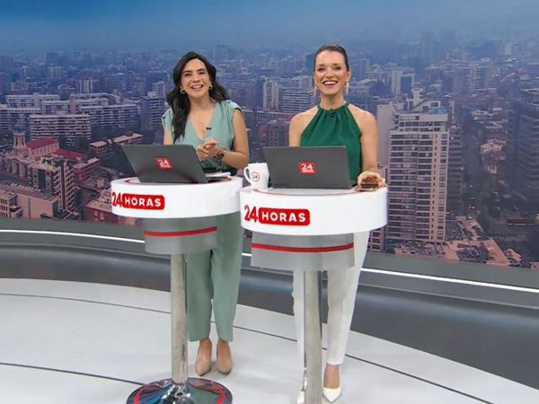 Carla Zunino y Valentina Reyes en 24 Horas Tu Mañana.
