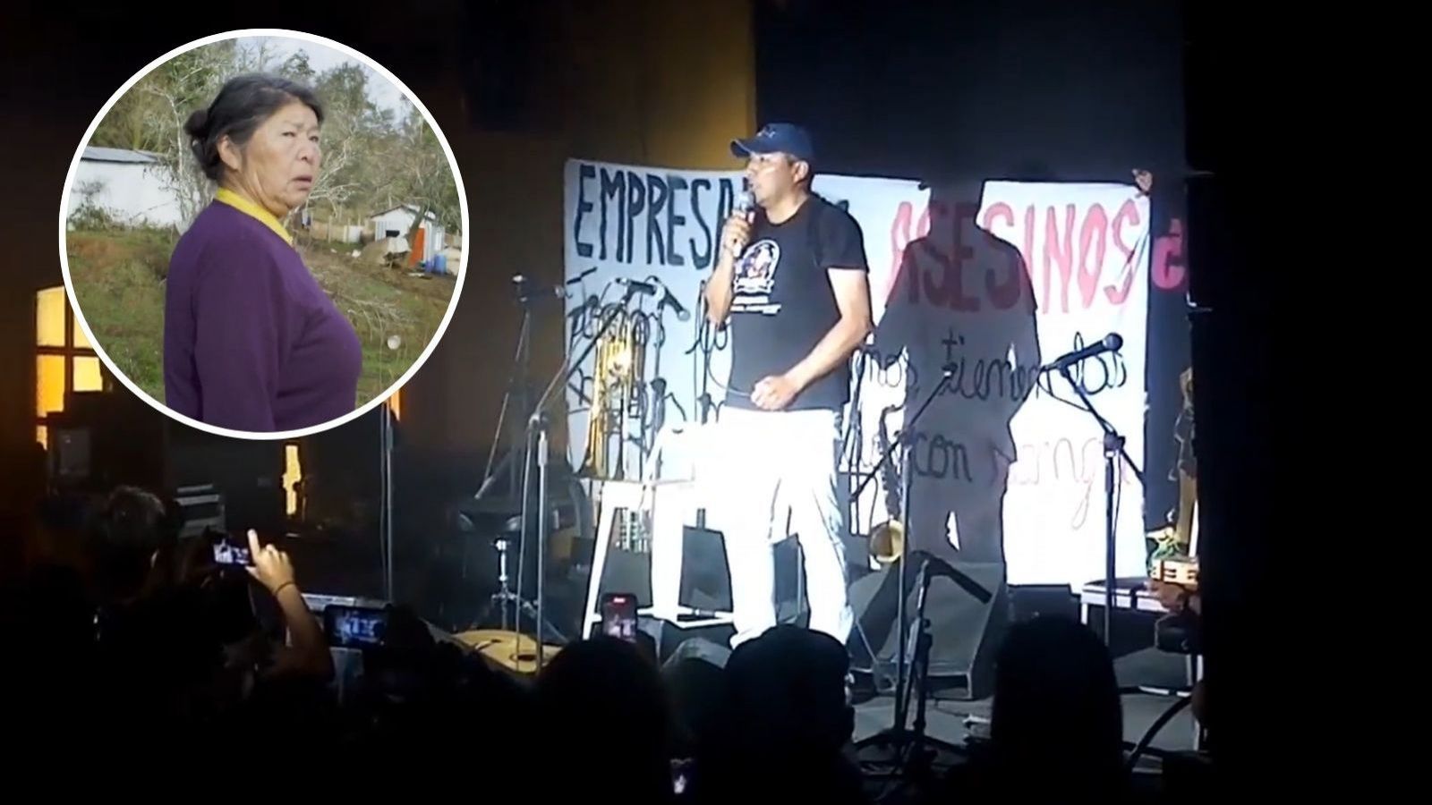 la última aparición de hijo detenido de Julia Chuñil