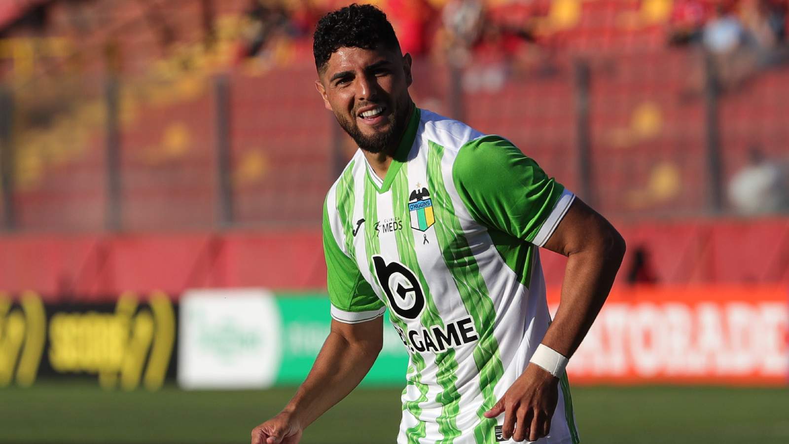 Maximiliano Romero celebrando un gol en O'Higgins