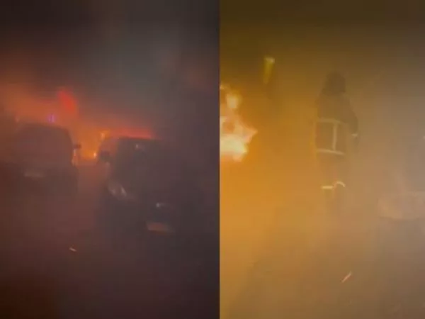 Martín, el niño de 10 años que caminó junto a su madre entre el fuego y el humo