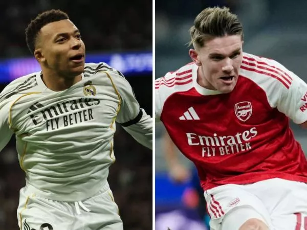 Kylian Mbappé, Viktor Gyökeres y Petar Sucic