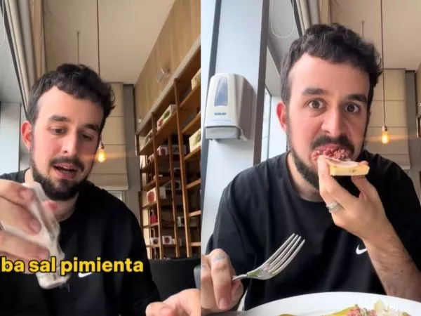 Argentino se vuelve viral luego de probar “el plato más polémico de comida chilena”