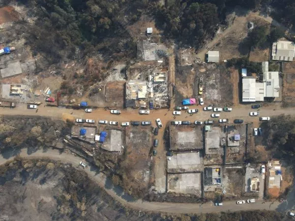 Incendio forestal. Foto referencial.