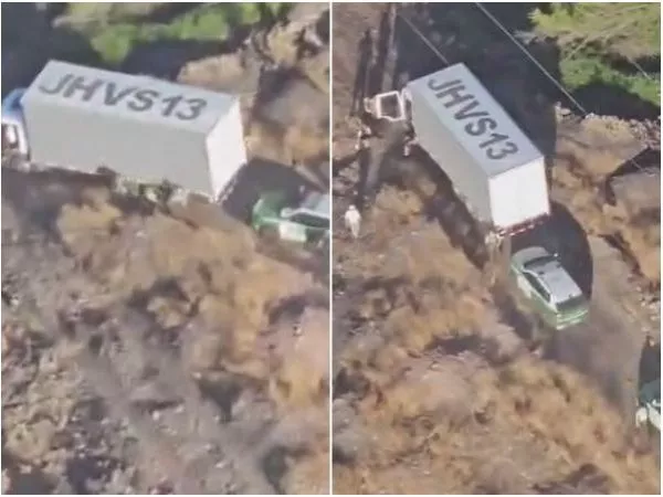 VIDEO | Sujetos roban camión con 18 toneladas de palta en Llay Llay