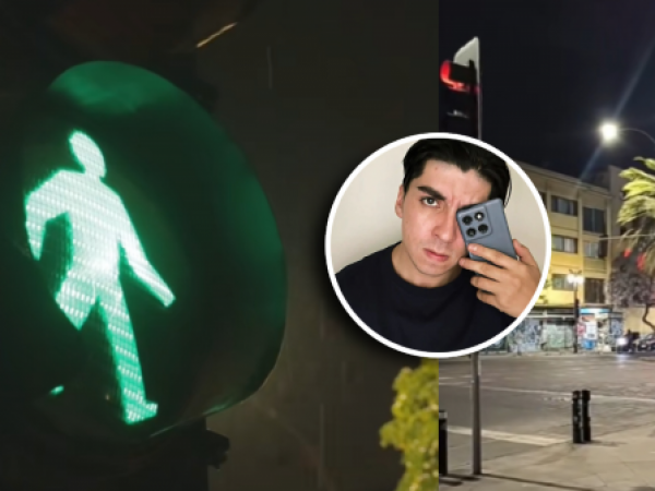 el tiktoker que recorre Santiago con su celular