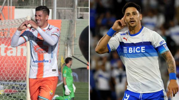 Steffan Pino y Fernando Zampedri jugando por Cobresal y Universidad Católica