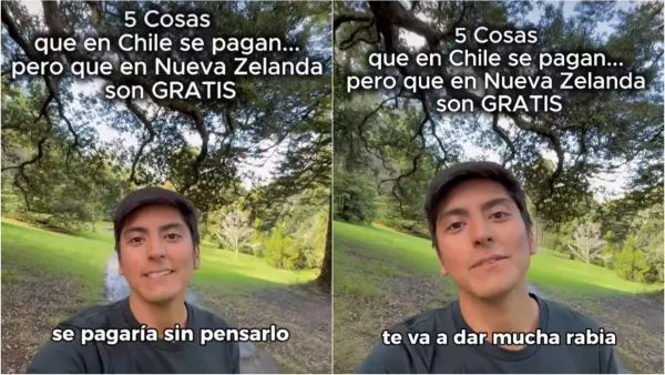 Chileno en Nueva Zelanda muestra 