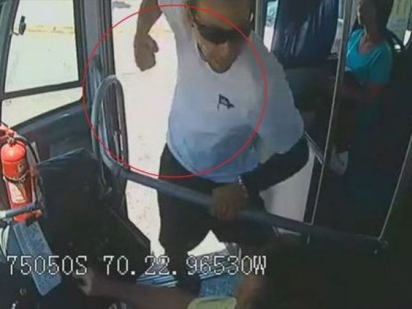 VIDEO | Violento altercado vial en Antofagasta dejó a micrero hospitalizado