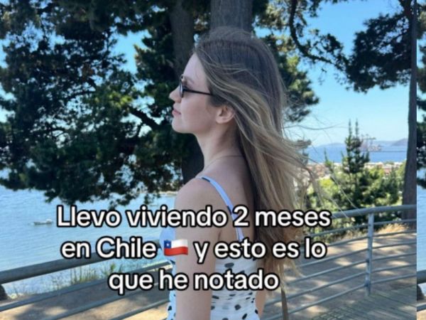 Influencer española revela costumbres de Chile a dos meses viviendo en el país