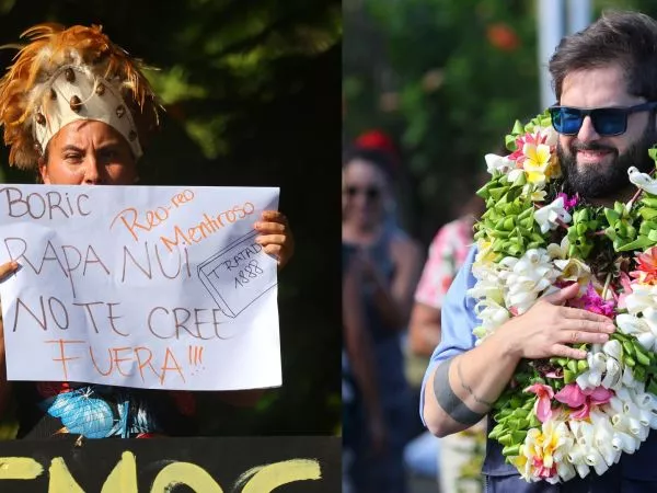 Boric en Isla de Pascua
