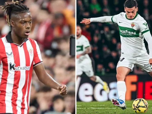 Nico Williams y Lucas Cepeda