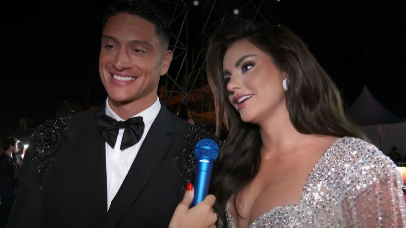 Emilia Dides y Sammis Reyes Gala de Viña