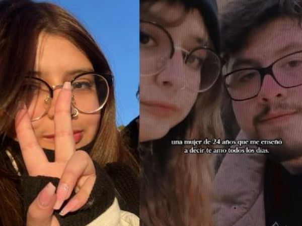 La sentida despedida de pareja de Krishna Rossel