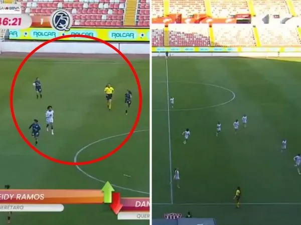 Momento en el que jugadoras huyen al confundir ruidos con disparos