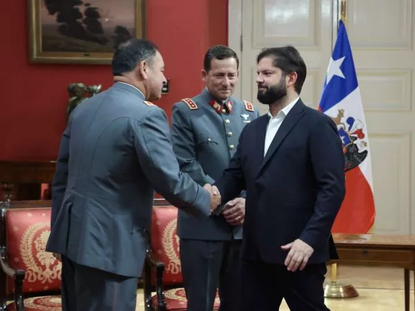 Gabriel Boric y Pedro Varela