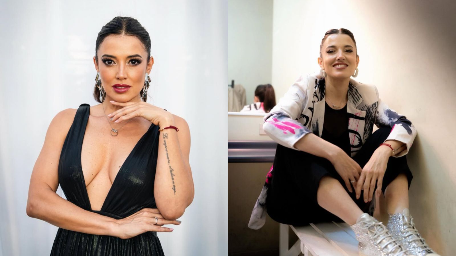 Yamila Reyna y foto con su padre