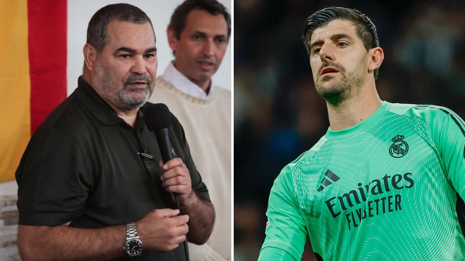 José Luis Chilavert y Thibaut Courtois