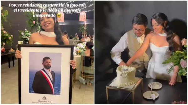 Audio de Presidente Boric a novia chilena.