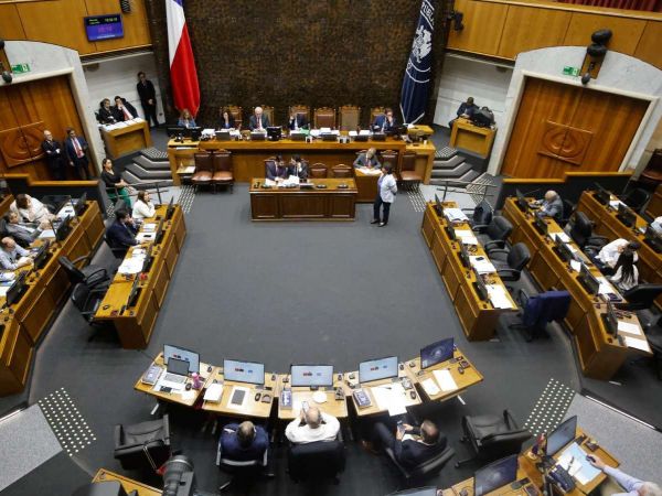 La Sala del Senado de Chile
