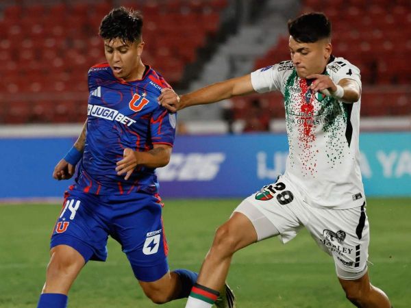 Fabián Hormazábal jugando ante Palestino