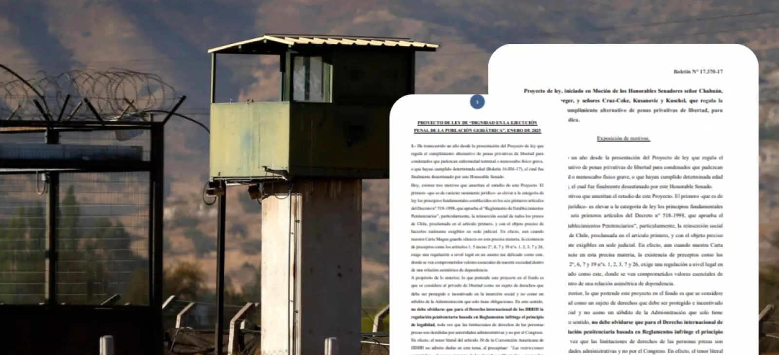 Senador Chahuán habría presentado proyecto idéntico a documento de abogada de los reos de Punta Peuco