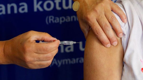 Vacunación contra la influenza en Chile.