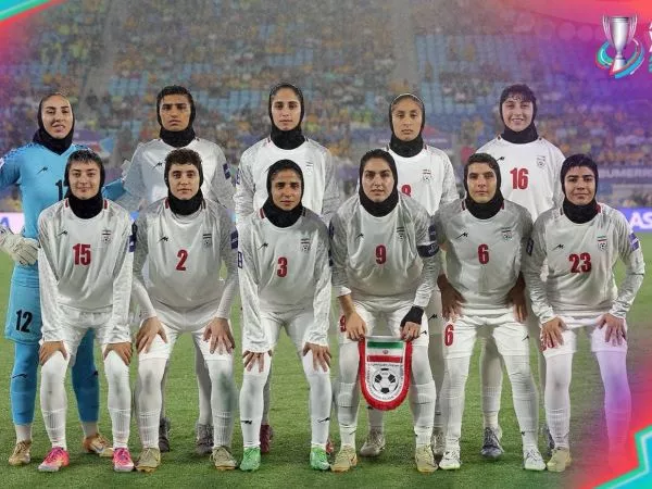 Plantel de la selección femenina de Irán en la Copa de Asia