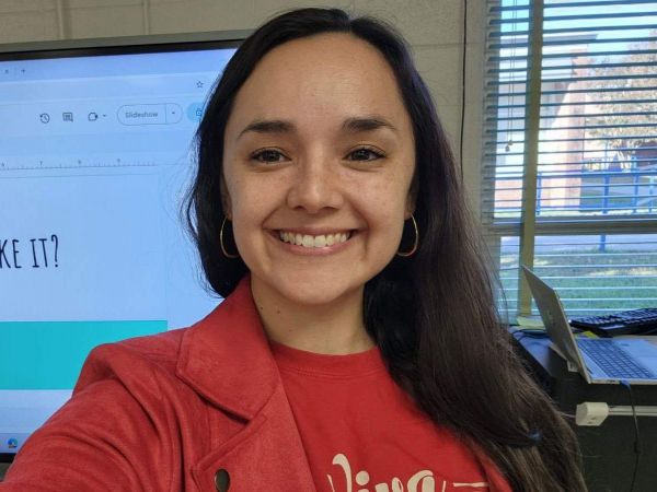 Daniela Vargas Mandiola enseñando en Estados Unidos