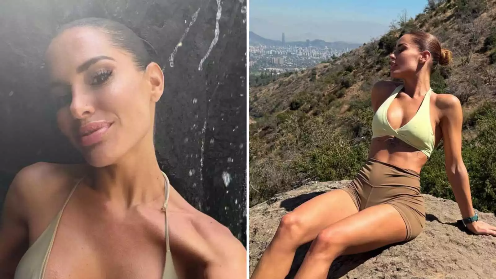 Gala Caldirola en su visita al Parque Natural Aguas de San Ramón