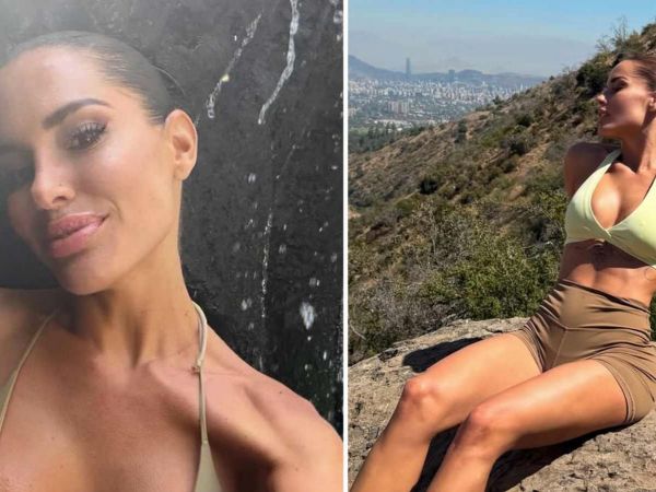 Gala Caldirola en su visita al Parque Natural Aguas de San Ramón